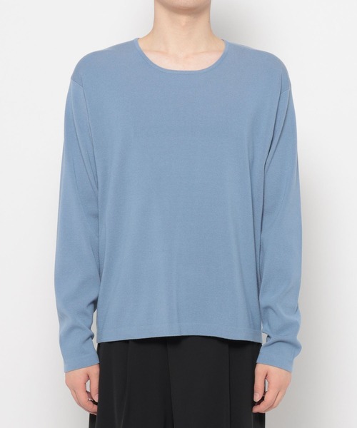 HARE（ハレ）の「ユルネックニットプルオーバー(HARE)（Tシャツ/カットソー・メンズ・ブラック/グレー/ブルー・FREE）」の15枚目の写真