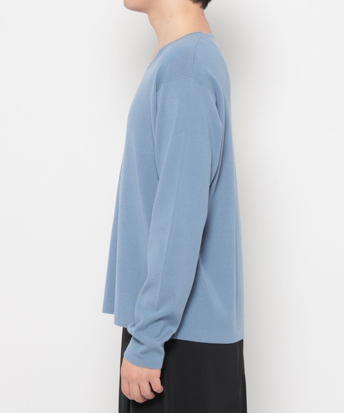 HARE（ハレ）の「ユルネックニットプルオーバー(HARE)（Tシャツ/カットソー・メンズ・ブラック/グレー/ブルー・FREE）」の16枚目の写真