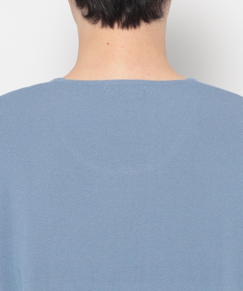 HARE（ハレ）の「ユルネックニットプルオーバー(HARE)（Tシャツ/カットソー・メンズ・ブラック/グレー/ブルー・FREE）」の19枚目の写真