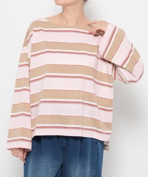 LAKOLE | アソートボーダー長袖 / 664807(Tシャツ/カットソー)