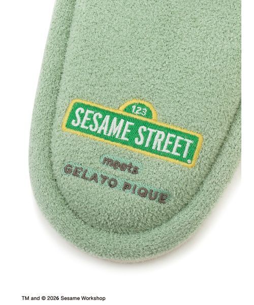 gelato pique(ジェラートピケ)の「【SESAME STREET】【HOMME】ルームシューズ(ルームシューズ/スリッパ・メンズ・グリーン/ブルー・F)」の6枚目の写真