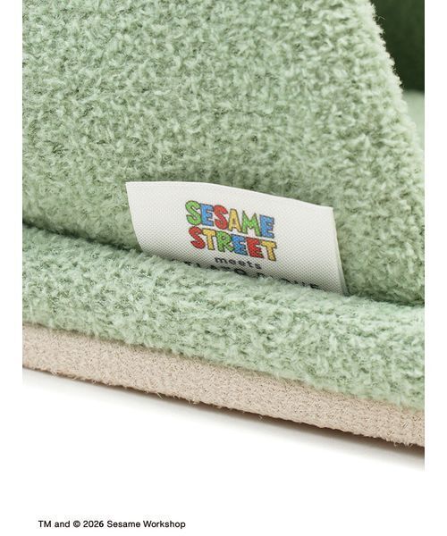 gelato pique(ジェラートピケ)の「【SESAME STREET】【HOMME】ルームシューズ(ルームシューズ/スリッパ・メンズ・グリーン/ブルー・F)」の7枚目の写真