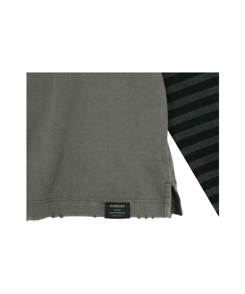 MEA（メア）の「DAMAGED LAYERED BOXY TOP [KHAKI]（Tシャツ/カットソー・メンズ・その他・2/3）」の4枚目の写真