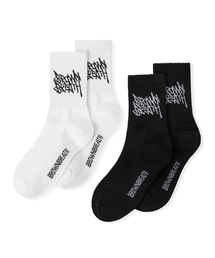 BROWNBREATH KIDS（ブラウンブレスキッズ）の「KIDS TAG 2PACK SOCKS - WHITE（ソックス/靴下）」