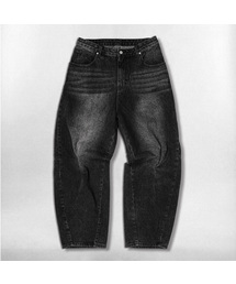 NOTUSUAL（ノットユージュアル）の「ユーズアルバルーンカットデニムパンツ4カラー（デニムパンツ）」