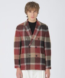BLACK LABEL CRESTBRIDGE | 【10th ANNIVERSARY】ツィーディークレストブリッジチェックニットジャケット(テーラードジャケット)