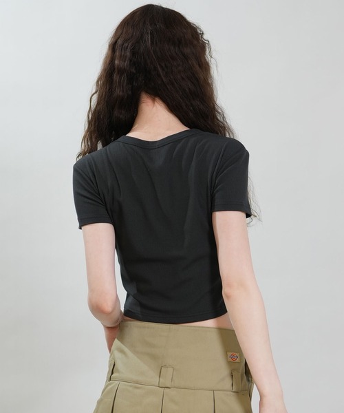RVCA(ルーカ)の「RVCA/ルーカ レディース 半袖 Tシャツ BG043211(Tシャツ/カットソー・レディース・ブラック/ライトピンク/ホワイト・S/M)」の11枚目の写真