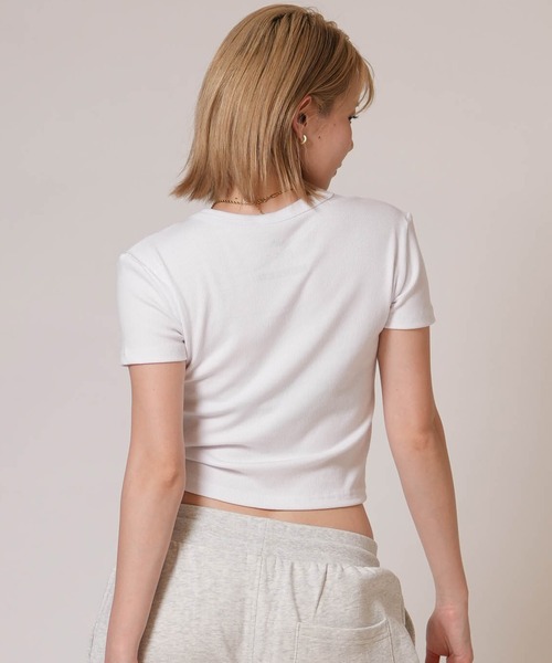 RVCA(ルーカ)の「RVCA/ルーカ レディース 半袖 Tシャツ BG043211(Tシャツ/カットソー・レディース・ブラック/ライトピンク/ホワイト・S/M)」の6枚目の写真