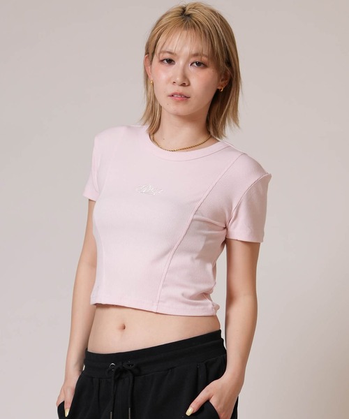 RVCA(ルーカ)の「RVCA/ルーカ レディース 半袖 Tシャツ BG043211(Tシャツ/カットソー・レディース・ブラック/ライトピンク/ホワイト・S/M)」の15枚目の写真
