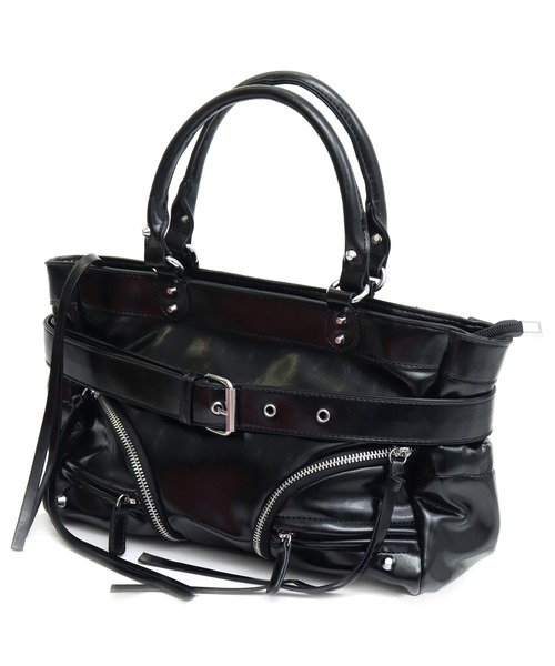 ANAP（アナップ）の「ベルト付き ポケットバッグ（ショルダーバッグ・レディース・ホワイト/ブラック・F）」の14枚目の写真