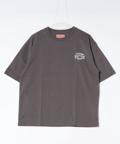 CORISCO（コリスコ）の「横綱アニマル柄TEE(M1)（Tシャツ/カットソー・メンズ・オートミール/グレー系1/ブラック系1/グレー系2/ホワイト系1/ブラック系2/キナリ・X-LARGE/MEDIUM/LARGE）」の14枚目の写真