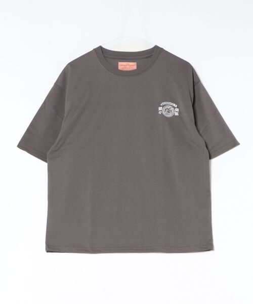 CORISCO（コリスコ）の「横綱アニマル柄TEE(M1)（Tシャツ/カットソー・メンズ・オートミール/グレー系1/ブラック系1/グレー系2/ホワイト系1/ブラック系2/キナリ・X-LARGE/MEDIUM/LARGE）」の15枚目の写真