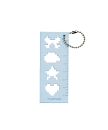 TUOMIO（トゥオミオ）の「RULER KEYRING [BABY BLUE]（キーケース/キーアクセサリー）」