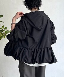 バルーンヘムパーカー