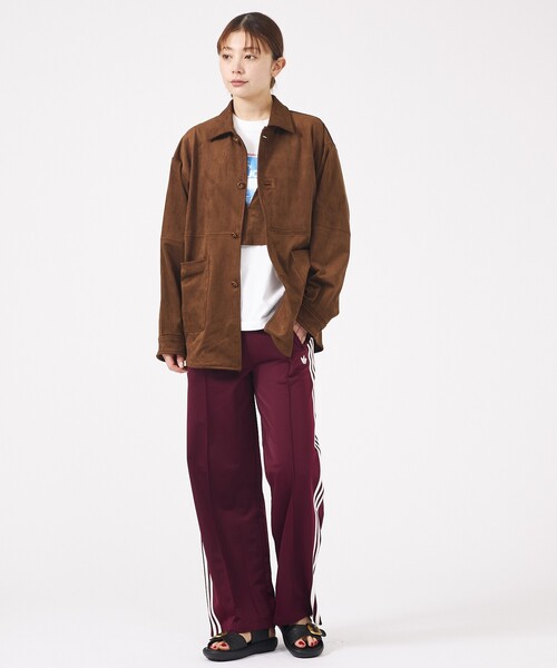 Rouge vif la cle（ルージュヴィフラクレ）の「【Le Melange/ル・メランジュ】ECOスウェードビスチェ/フェイクレザー【WEB限定】（ベスト・レディース・ブラウン・フリー）」の8枚目の写真