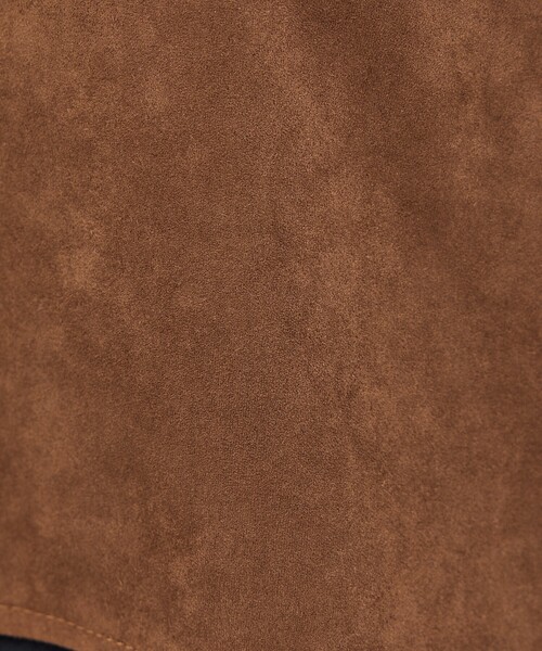 Rouge vif la cle（ルージュヴィフラクレ）の「【Le Melange/ル・メランジュ】ECOスウェードビスチェ/フェイクレザー【WEB限定】（ベスト・レディース・ブラウン・フリー）」の15枚目の写真