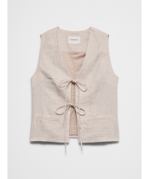 セール】BANANA REPUBLIC FACTORY STORE リネンブレンド タイフロント