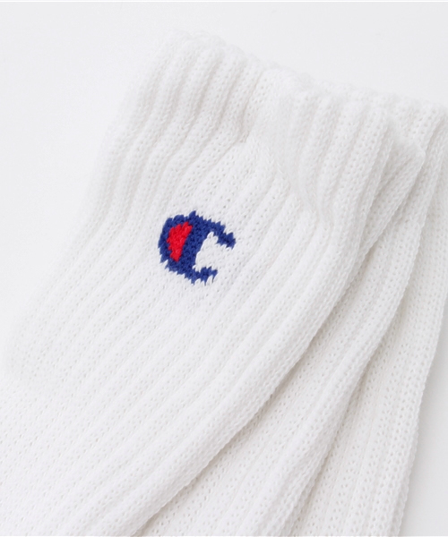 Champion（チャンピオン）の「【Champion/チャンピオン】メンズ 3足組 フルレングスソックス【ハーフパイル】（ソックス/靴下・メンズ・その他/ヘザーグレー/ブラック/ホワイト・MEDIUM/28/24/LARGE/26/SMALL/FREE）」の5枚目の写真