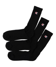 【Champion/チャンピオン】メンズ 3足組 フルレングスソックス【ハーフパイル】