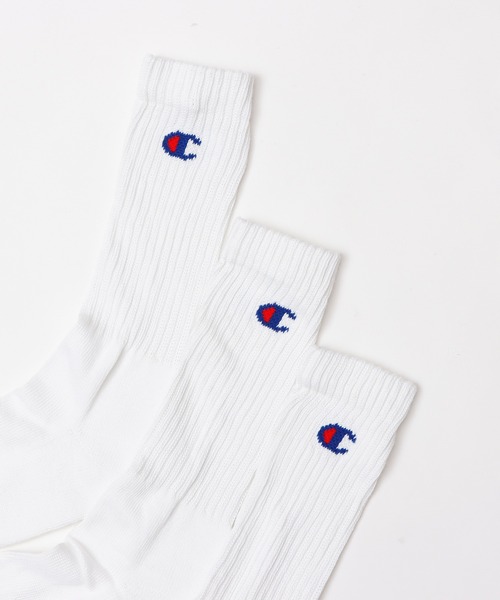 Champion（チャンピオン）の「【Champion/チャンピオン】メンズ 3足組 フルレングスソックス【ハーフパイル】（ソックス/靴下・メンズ・その他/ヘザーグレー/ブラック/ホワイト・MEDIUM/28/24/LARGE/26/SMALL/FREE）」の9枚目の写真