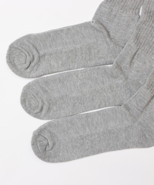 Champion（チャンピオン）の「【Champion/チャンピオン】メンズ 3足組 フルレングスソックス【ハーフパイル】（ソックス/靴下・メンズ・その他/ヘザーグレー/ブラック/ホワイト・MEDIUM/28/24/LARGE/26/SMALL/FREE）」の12枚目の写真