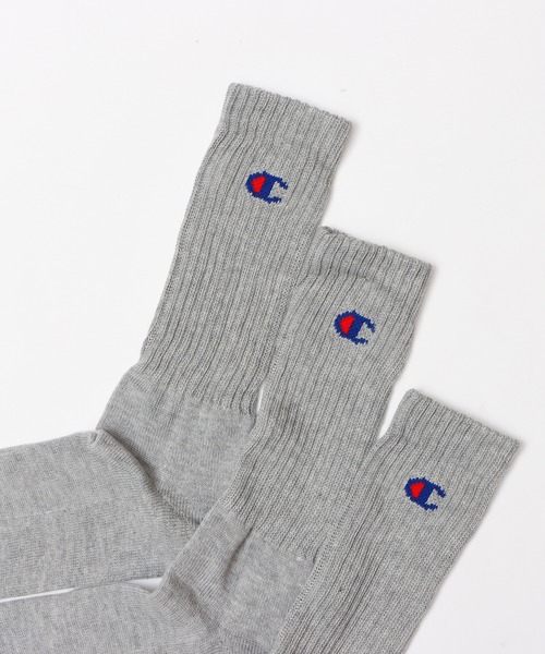 Champion（チャンピオン）の「【Champion/チャンピオン】メンズ 3足組 フルレングスソックス【ハーフパイル】（ソックス/靴下・メンズ・その他/ヘザーグレー/ブラック/ホワイト・MEDIUM/28/24/LARGE/26/SMALL/FREE）」の13枚目の写真