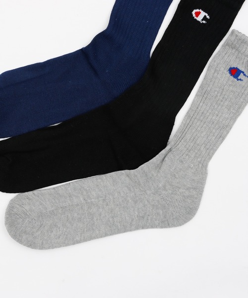 Champion（チャンピオン）の「【Champion/チャンピオン】メンズ 3足組 フルレングスソックス【ハーフパイル】（ソックス/靴下・メンズ・その他/ヘザーグレー/ブラック/ホワイト・MEDIUM/28/24/LARGE/26/SMALL/FREE）」の14枚目の写真