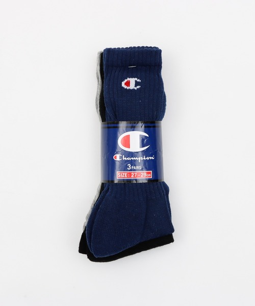Champion（チャンピオン）の「【Champion/チャンピオン】メンズ 3足組 フルレングスソックス【ハーフパイル】（ソックス/靴下・メンズ・その他/ヘザーグレー/ブラック/ホワイト・MEDIUM/28/24/LARGE/26/SMALL/FREE）」の16枚目の写真