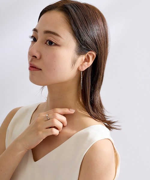 CALIN STANDARD(カリンスタンダード)の「◆金属アレルギー対応◆◆made in japan◆シャイン アメリカンピアス(ピアス(両耳用)・レディース・ピンクゴールド/ゴールド/シルバー・FREE)」の9枚目の写真