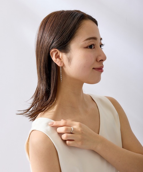 CALIN STANDARD(カリンスタンダード)の「◆金属アレルギー対応◆◆made in japan◆シャイン アメリカンピアス(ピアス(両耳用)・レディース・ピンクゴールド/ゴールド/シルバー・FREE)」の10枚目の写真