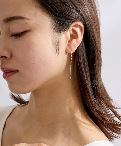 CALIN STANDARD(カリンスタンダード)の「◆金属アレルギー対応◆◆made in japan◆シャイン アメリカンピアス(ピアス(両耳用)・レディース・ピンクゴールド/ゴールド/シルバー・FREE)」の12枚目の写真