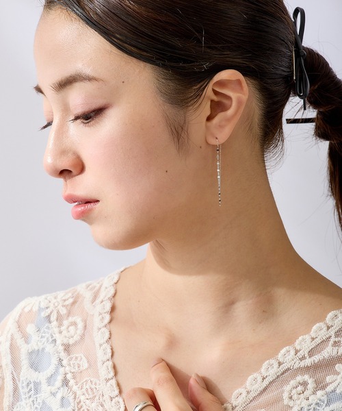CALIN STANDARD(カリンスタンダード)の「◆金属アレルギー対応◆◆made in japan◆シャイン アメリカンピアス(ピアス(両耳用)・レディース・ピンクゴールド/ゴールド/シルバー・FREE)」の6枚目の写真