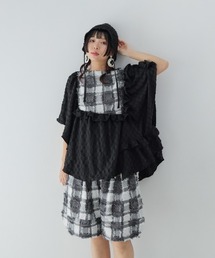 フリンジフレアースリーブ laides
