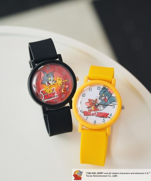 niko and...(ニコアンド)の「【トムとジェリー】コラボローリングウォッチ(アナログ腕時計・レディース・イエロー/ブラック・0)」の3枚目の写真