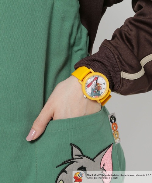 niko and...(ニコアンド)の「【トムとジェリー】コラボローリングウォッチ(アナログ腕時計・レディース・イエロー/ブラック・0)」の5枚目の写真