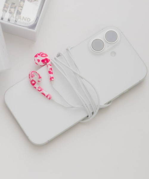 ALAND（エーランド）の「＼SNSで話題／【タイプC・ライトニング対応】ALAND／イヤホン【タイプC・ライトニング対応】（ヘッドフォン/イヤホン・レディース・チェック/その他1/カモフラージュ/レオパード/シルバー/ピンク系その他/その他2・C/L）」の2枚目の写真