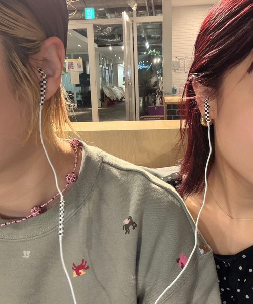 ALAND（エーランド）の「＼SNSで話題／【タイプC・ライトニング対応】ALAND／イヤホン【タイプC・ライトニング対応】（ヘッドフォン/イヤホン・レディース・チェック/その他1/カモフラージュ/レオパード/シルバー/ピンク系その他/その他2・C/L）」の12枚目の写真