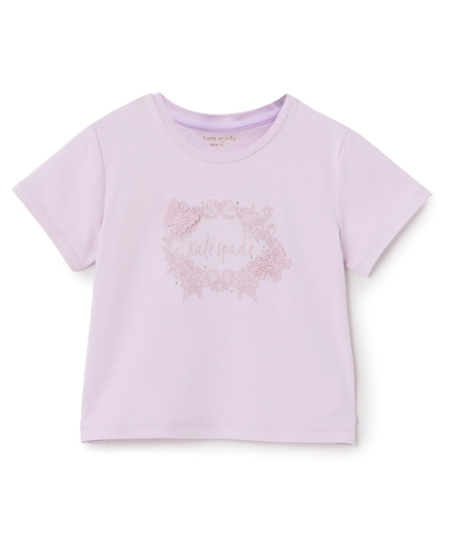 kate spade new york kids（ケイトスペードニューヨーク）の「レースパターンTシャツ（Tシャツ/カットソー・キッズ・ライラック/オフホワイト・150cm/140cm/130cm/120cm/110cm/90cm/100cm/160cm）」の11枚目の写真