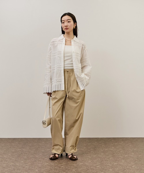 ADAM ET ROPE'(アダムエロペ)の「オープントゥバックストラップサンダル(サンダル・レディース・ブラウン/ブラック・23/23.5/24/24.5)」の6枚目の写真
