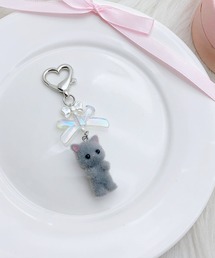 almo（アルモ）の「【Bls】【ZA】【Bling Leads】ゆめかわ ねこチャーム(BL)（キーホルダー）」