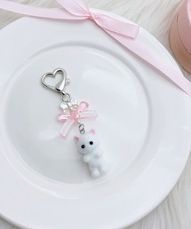 almo（アルモ）の「【Bls】【ZA】【Bling Leads】ゆめかわ ねこチャーム(BL)（キーホルダー）」