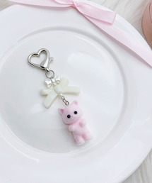 almo（アルモ）の「【Bls】【ZA】【Bling Leads】ゆめかわ ねこチャーム(BL)（キーホルダー）」