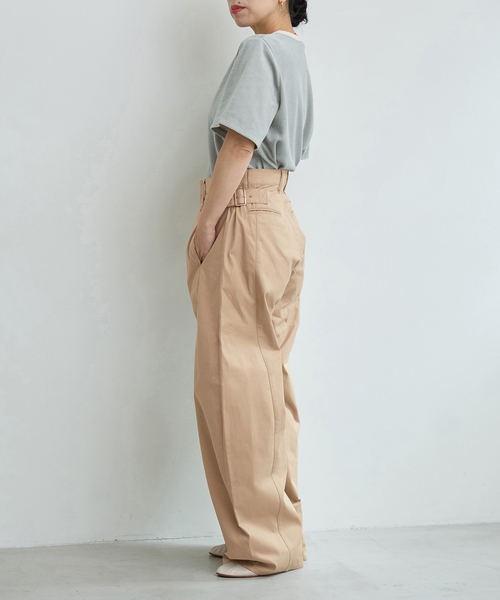 IENA LA BOUCLE（イエナラブークル）の「IENA LA BOUCLE ベロアボーダーTシャツ（Tシャツ/カットソー・レディース・ダークブルー/ベージュ系その他・FREE）」の11枚目の写真