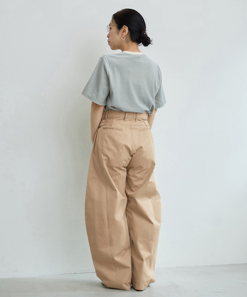 IENA LA BOUCLE（イエナラブークル）の「IENA LA BOUCLE ベロアボーダーTシャツ（Tシャツ/カットソー・レディース・ダークブルー/ベージュ系その他・FREE）」の12枚目の写真