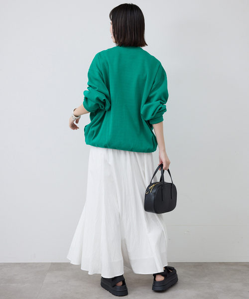 SLOBE IENA（スローブイエナ）の「《WEB限定/追加》ナイロンワッシャー切り替えギャザースカート（スカート・レディース・ホワイト・FREE）」の20枚目の写真