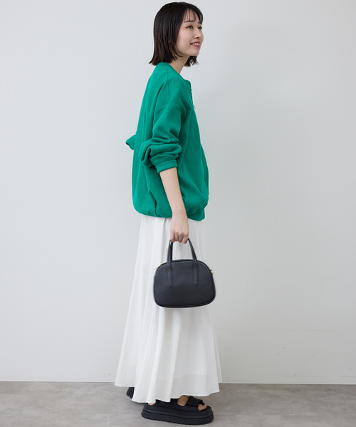 SLOBE IENA（スローブイエナ）の「《WEB限定/追加》ナイロンワッシャー切り替えギャザースカート（スカート・レディース・ホワイト・FREE）」の18枚目の写真