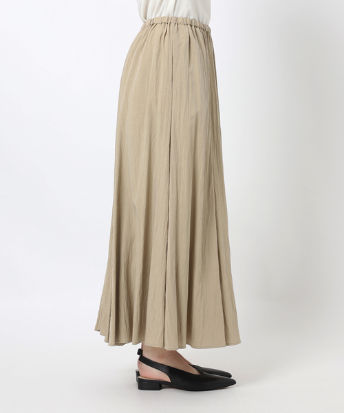 SLOBE IENA（スローブイエナ）の「《WEB限定/追加》ナイロンワッシャー切り替えギャザースカート（スカート・レディース・ホワイト・FREE）」の15枚目の写真