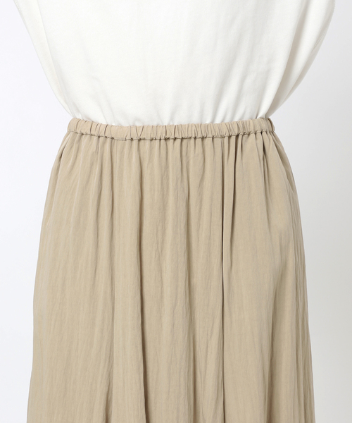 SLOBE IENA（スローブイエナ）の「《WEB限定/追加》ナイロンワッシャー切り替えギャザースカート（スカート・レディース・ホワイト・FREE）」の12枚目の写真