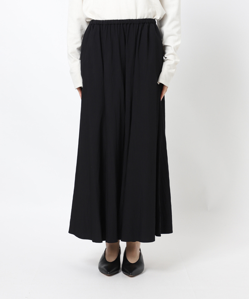 SLOBE IENA（スローブイエナ）の「《WEB限定/追加》ナイロンワッシャー切り替えギャザースカート（スカート・レディース・ホワイト・FREE）」の5枚目の写真