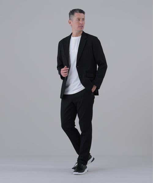 St ANDREWS（セントアンドリュース）の「【St ANDREWS】【ストレッチ】ふくれジャガードジャケット (MENS)（テーラードジャケット・メンズ・ブラック・L/M）」の3枚目の写真